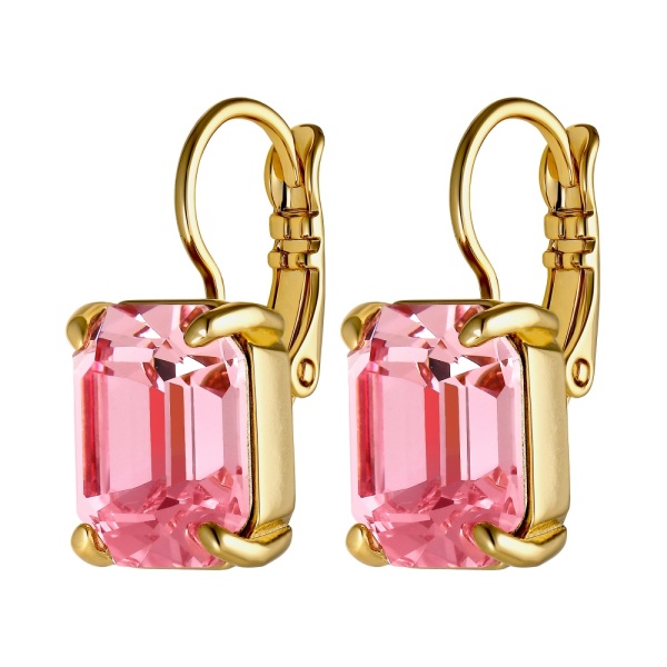 Dyrberg Kern Segin Gold Earrings - Light Rose